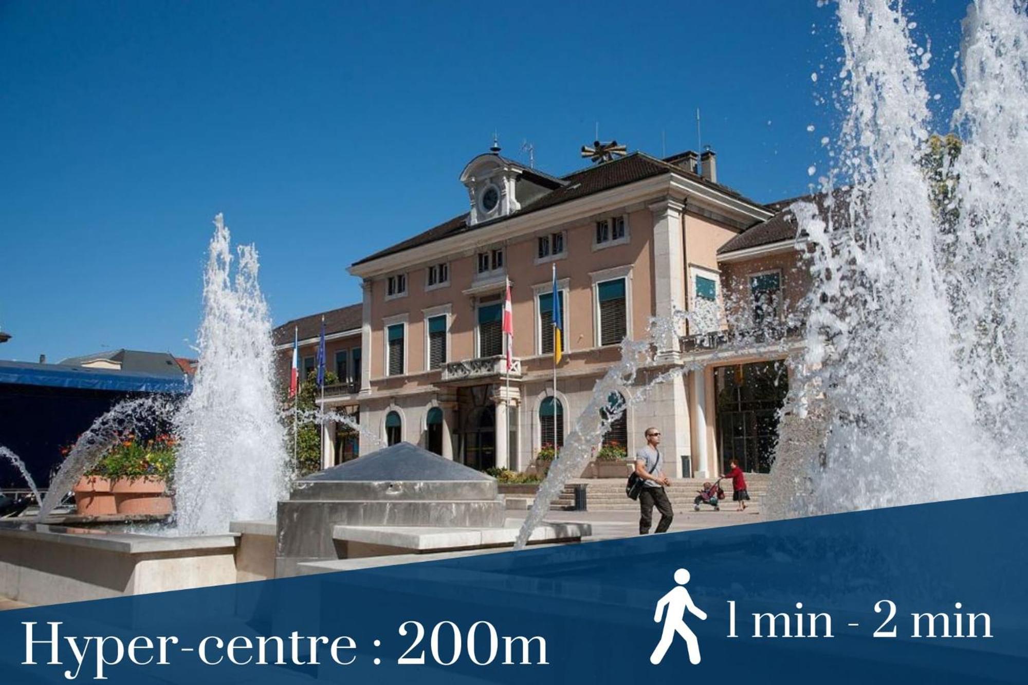 Homey Forest - Hypercentre - Proche Gare Et Tram - Wifi & Netflix Annemasse Exterior foto